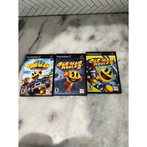 Pac-Man World Rally + Pac-Man World 2 + Pac-Man World 3 - Picture 1 of 10